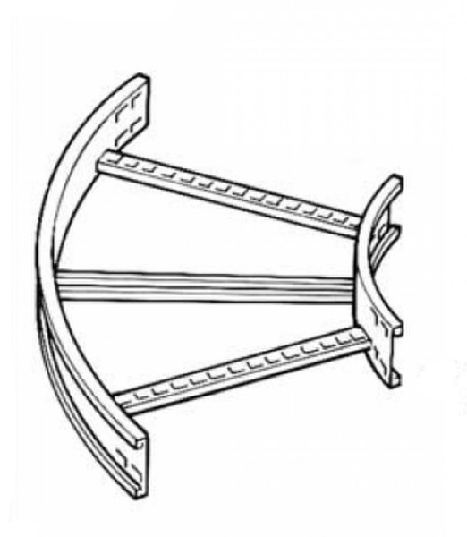 DP Building Systems U15FB90/45/30H Curve cable tray 45°