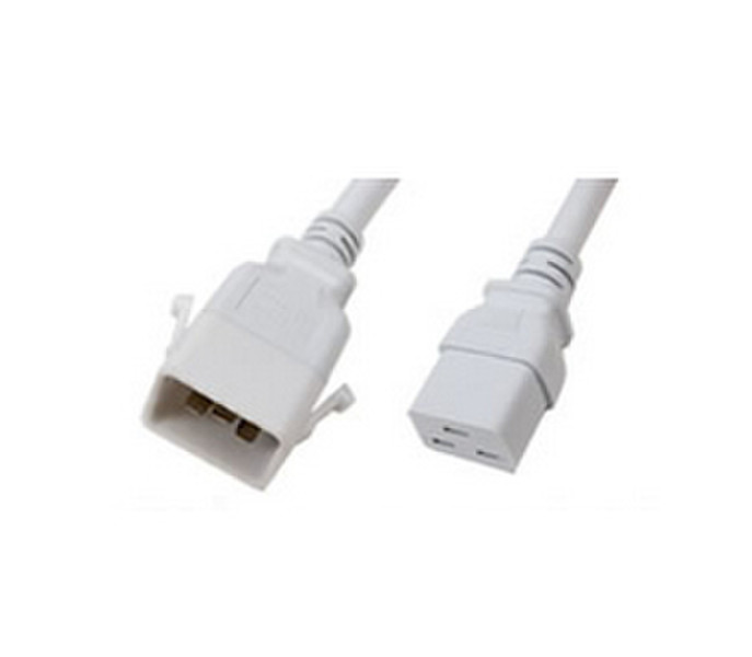 DP Building Systems 6586 0.5m C20 coupler C19 coupler White power cable