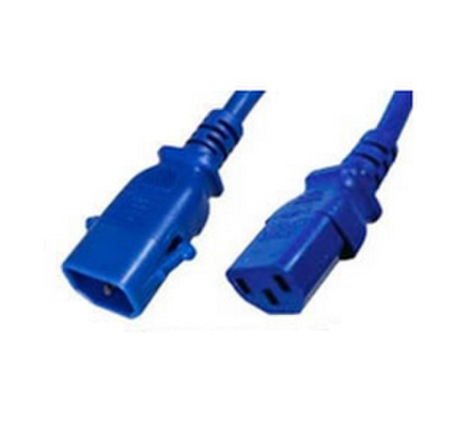 DP Building Systems 6527 3m C14 coupler C13 coupler Blue power cable