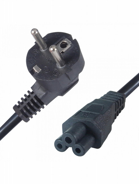 DP Building Systems 22416 2м Power plug type F C5 coupler Черный кабель питания