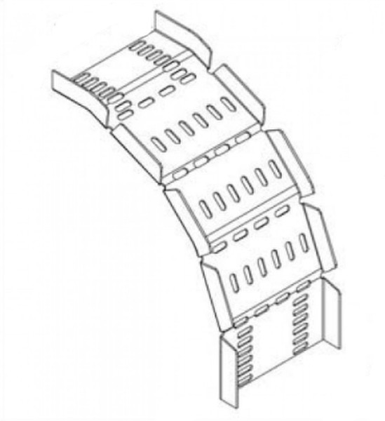 DP Building Systems TUHAR150PG Curve cable tray