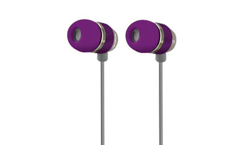 Acteck EB-300 In-ear Binaural Wired Purple