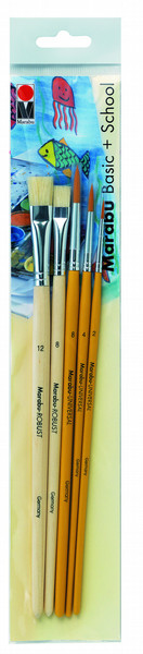 Marabu Brush-Set Basic + School paint brush
