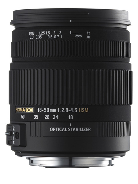 Sigma 18-50mm F2.8-4.5 DC OS HSM SLR Standard zoom lens Schwarz
