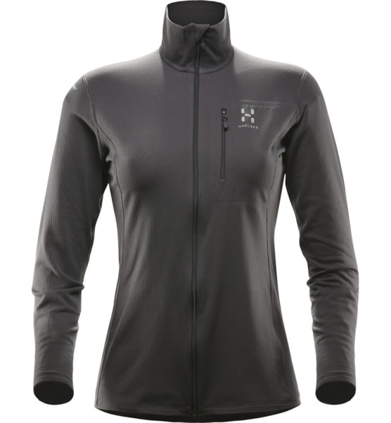 Haglöfs L.I.M Mid Women's fleece jacket XS Elastane,Polyester Grey