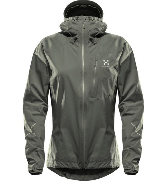 Haglöfs L.I.M III Women's shell jacket/windbreaker XS Polyamid Grau
