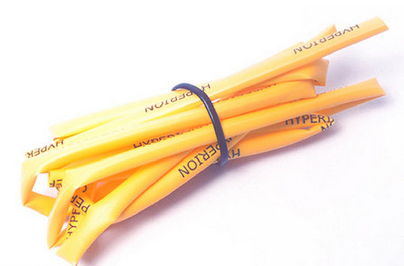 Hyperion HP-HSHRINK03-YW Heat shrink tube Yellow 1pc(s) cable insulation