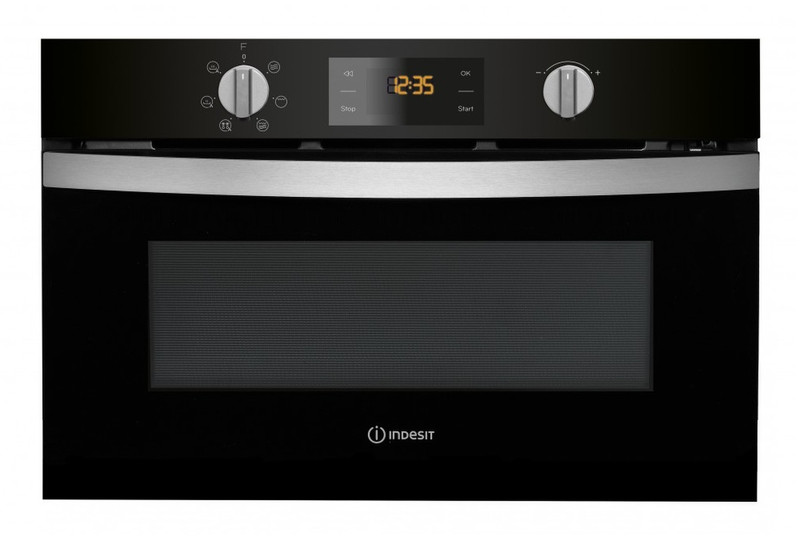 Indesit MWI 4343 BL Built-in Combination microwave 31L 1000W Black microwave