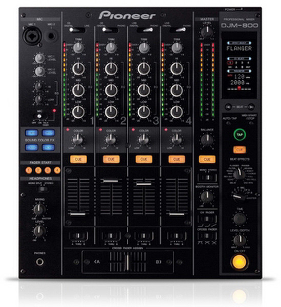 Pioneer DJM-800 4.0channels Black AV receiver