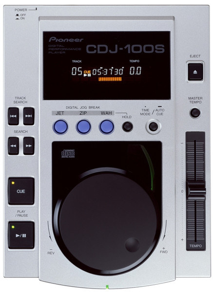 Pioneer CDJ-100S Portable CD player Schwarz, Silber