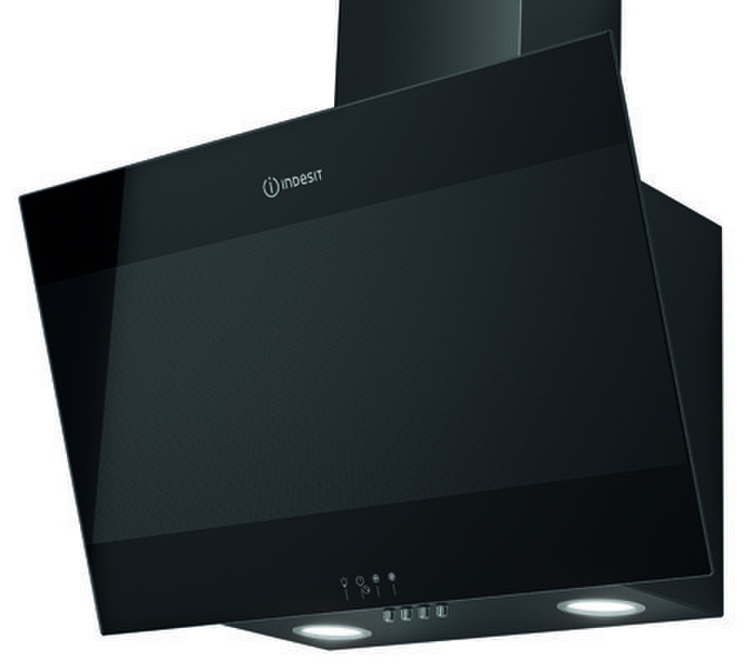 Indesit IHVP 6.6 LM K Wall-mounted 647m³/h B Black cooker hood