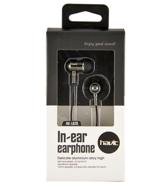 Havit HV-L670 In-ear Binaural Wired Black,Grey
