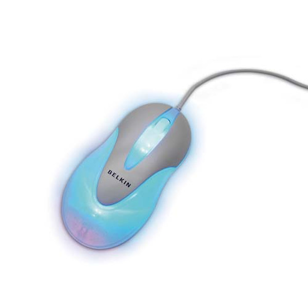 Belkin Optical Glow Mouse-White USB Оптический 800dpi Белый компьютерная мышь