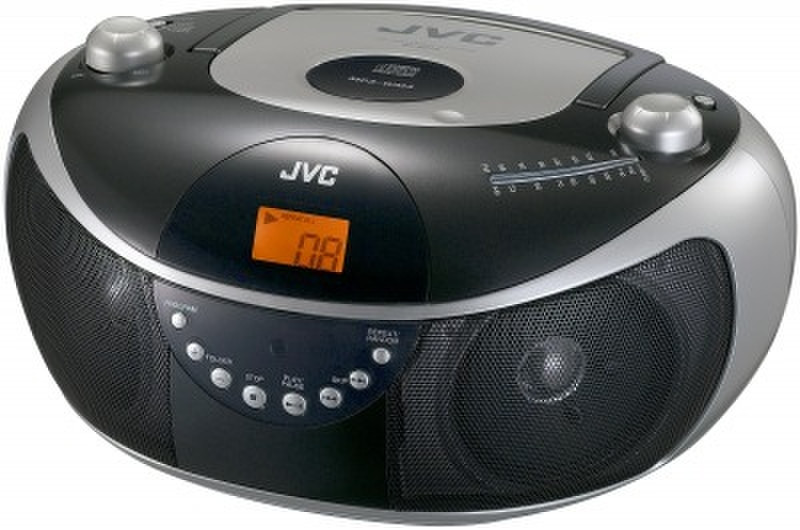 JVC RD-EZ15 Personal CD player Schwarz, Silber