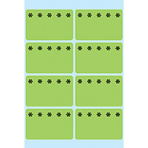 HERMA Deep-freeze labels 26x40mm lum. green ice crystals 48 pcs. 48pc(s) self-adhesive label