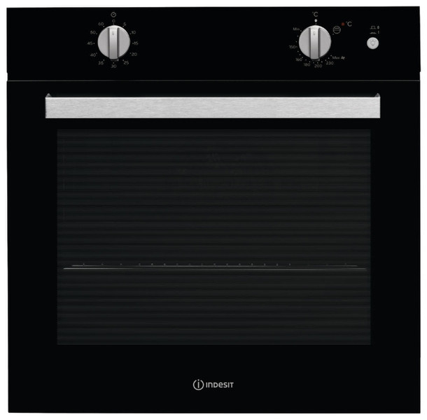 Indesit IGW 620 BL Electric oven,Natural gas oven 66L 1900W A+ Black
