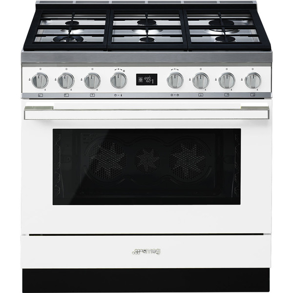 Smeg CPF9GMWH Freestanding cooker Gas hob A+ Белый кухонная плита