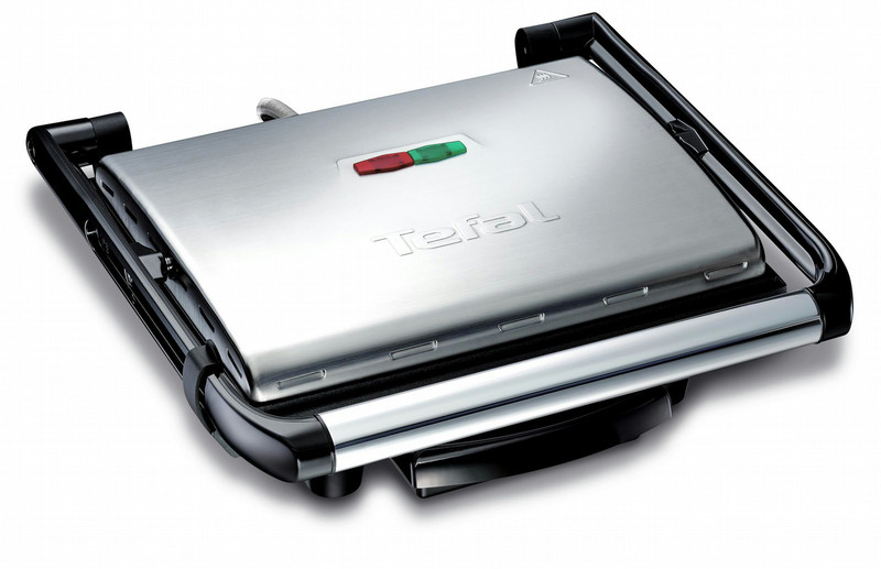 Tefal Inicio GC241D Contact grill Tabletop Electric 2000W Black,Silver barbecue