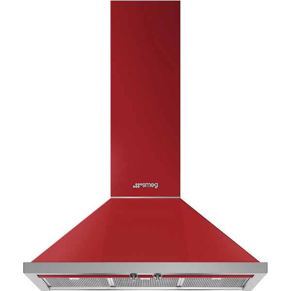 Smeg KPF9RD Wand-montiert 630m³/h A+ Rot Dunstabzugshaube