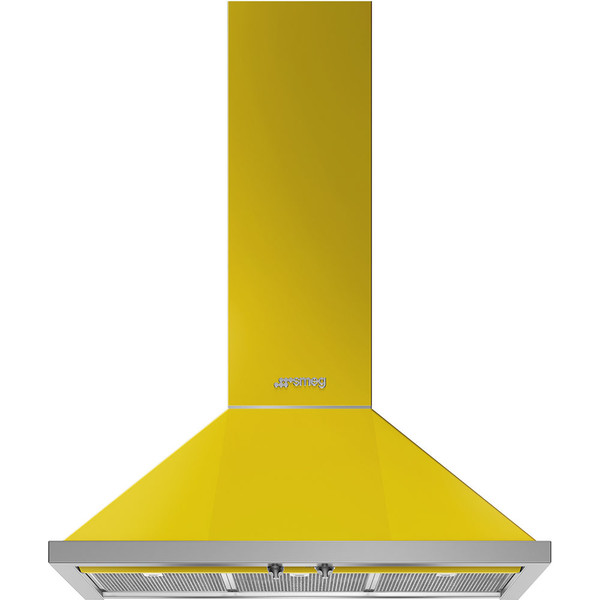 Smeg KPF9YW Wall-mounted 630m³/h A+ Yellow cooker hood