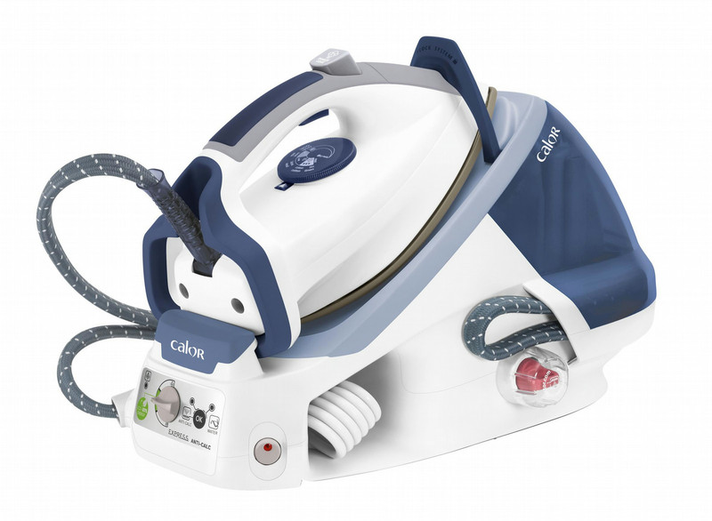 Tefal Express Anti-Calc GV7466 2200W 1.7L Durilium soleplate Blue,White steam ironing station
