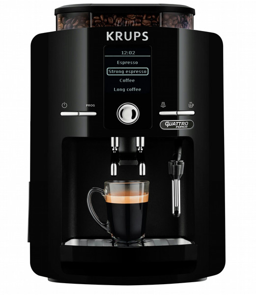 Krups EA82F0 Отдельностоящий Автоматическая Espresso machine 1.7л Черный