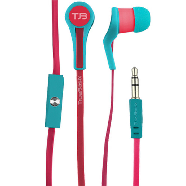 True Basix TB-02002 In-ear Binaural Wired Pink,Red,Turquoise mobile headset