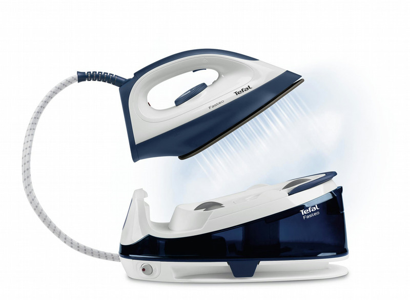 Tefal Fasteo SV6040 2200W 1.2L Ceramic soleplate Blue,White steam ironing station