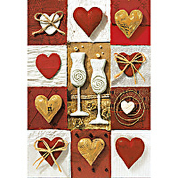 HERMA Decorative stickers DECOR Love collage 1 sheet self-adhesive label