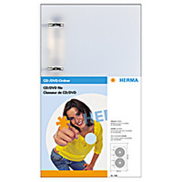 HERMA CD/DVD-file, 180x316mm Transparent