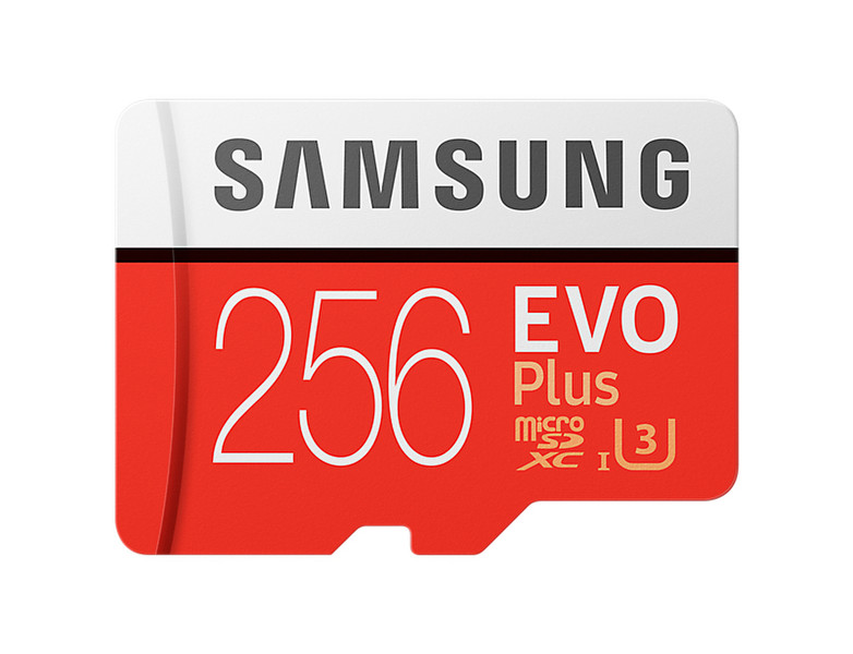 Samsung EVO Plus MB-MC256G 256GB MicroSDXC UHS-I Class 10 memory card