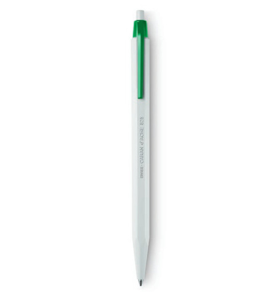 Caran d-Ache Eco Clip-on retractable ballpoint pen Grün 1Stück(e)