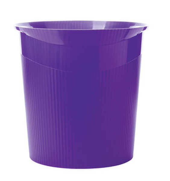 Biella 218140-57 13L Round Polypropylene (PP) Purple trash can