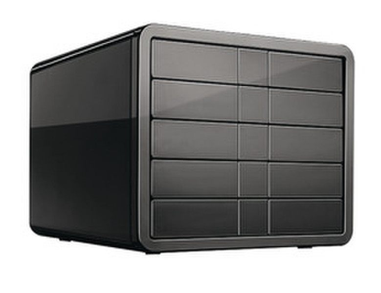 Biella 21551-13 Black office drawer unit
