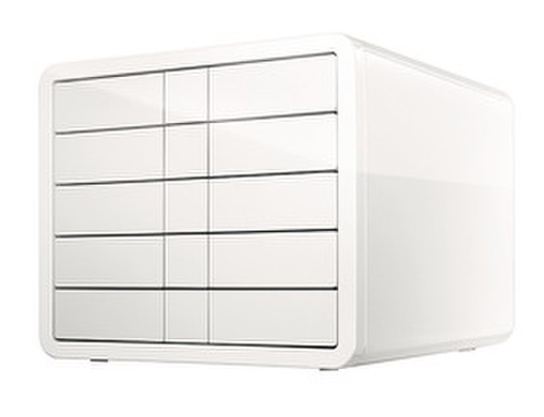 Biella 21551-12 Weiß Büro-Schubladenschrank