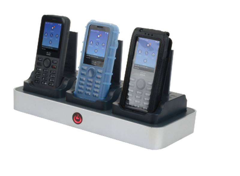 zCover CI821U3A-NA IP-Telefon Schwarz, Silber Handy-Dockingstation