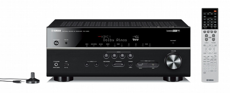 Yamaha RX-V683 7.2channels Surround 3D Black AV receiver