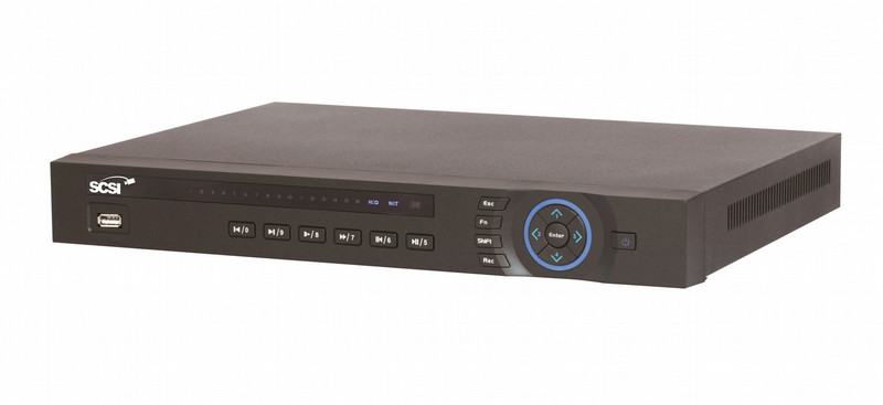 SCSI NVR4232-8P 1U Черный network video recorder