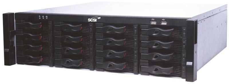 SCSI NVR616-128-4K Черный network video recorder