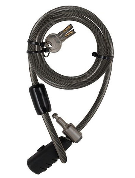 Stanley Family Key Cable Bike Lock 240cm ø10mm Schwarz 2400mm Kabelschloss
