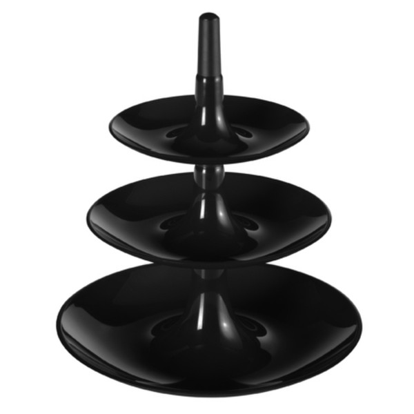 koziol BABELL L Self-balancing serving tray Round Black