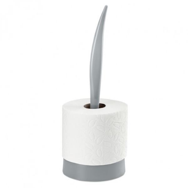 koziol SENSE Floorstanding Grey toilet paper holder