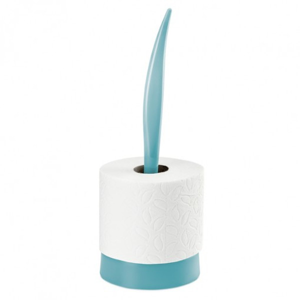 koziol SENSE Floorstanding Turquoise toilet paper holder