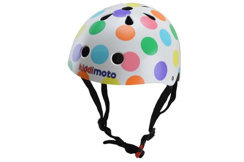 Kiddimoto KMH023 Half shell S/M Разноцветный, Белый велосипедный шлем