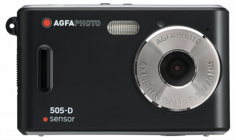 AgfaPhoto sensor 505-D Компактный фотоаппарат 5МП CMOS 2592 x 1944пикселей Черный