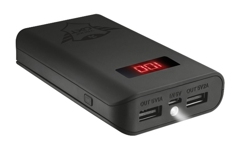 Trust 10000mAh Black power bank