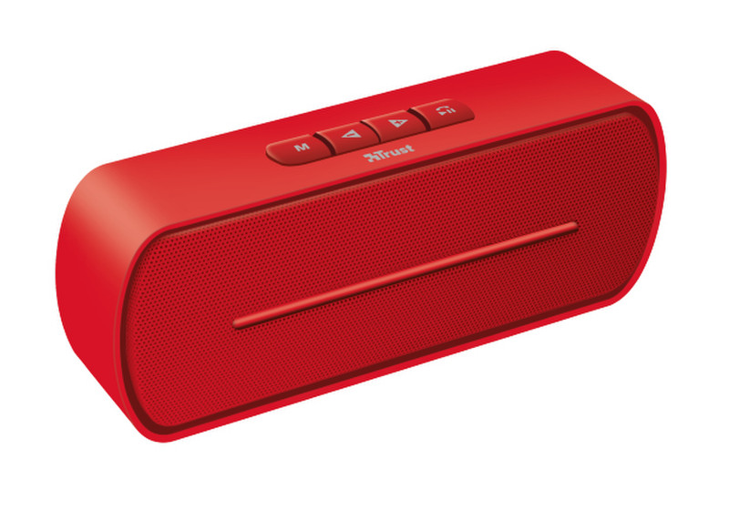 Trust 21706 Stereo portable speaker Красный портативная акустика