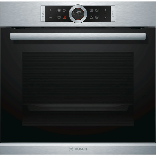 Bosch Serie 8 HBG655BS1J Elektrischer Ofen 71l 2850W A+ Schwarz, Edelstahl Backofen