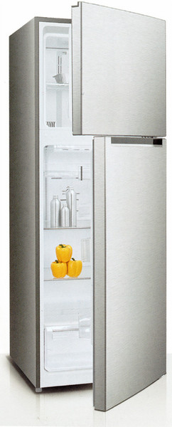 DAYA DDP-357DX Отдельностоящий 267л 77л A+ Нержавеющая сталь холодильник с морозильной камерой