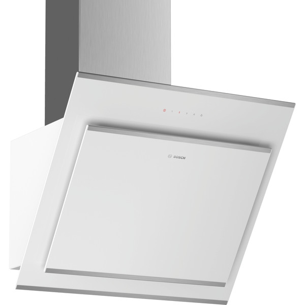 Bosch Serie 4 DWK67IM20 Wall-mounted 660m³/h A Stainless steel,White cooker hood